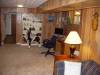 Looking back out of the finished basement.