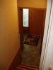 Looking down to the side door.