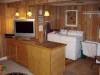 The basement laundry area.
