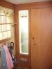 The entryway by the side door.