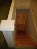 Looking down the stairs from above.