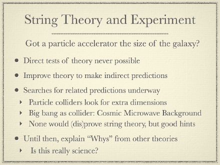 String Theory and Experiment