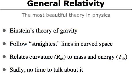 General Relativity