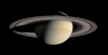 Saturn: gibbous